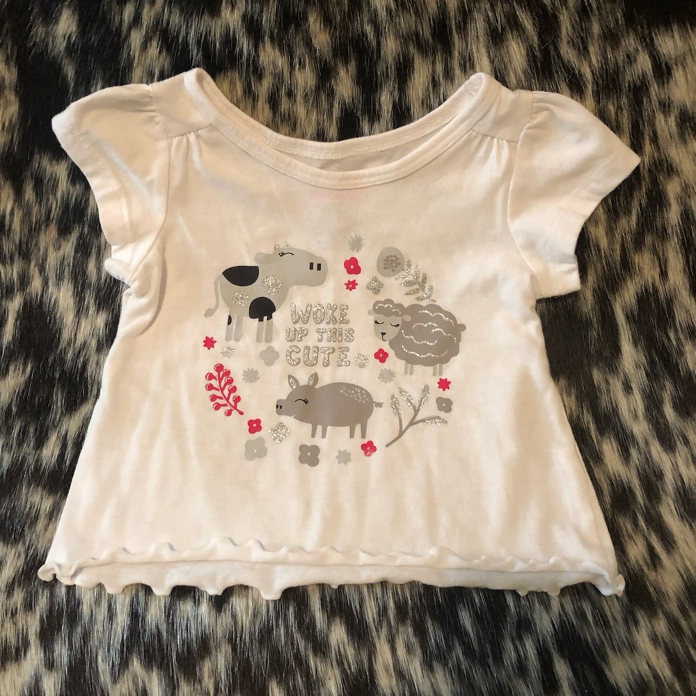 12 month cute tee